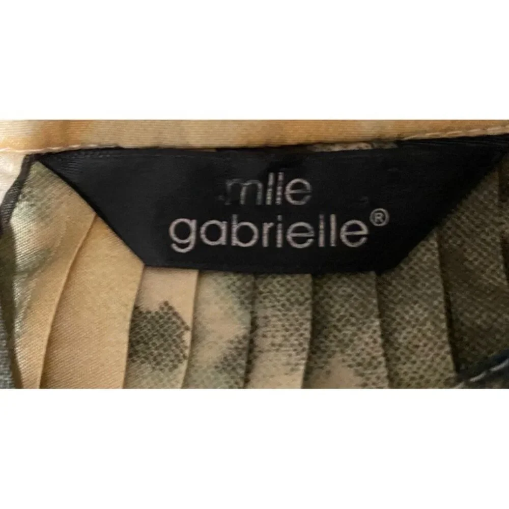 Mlle Gabrielle Womens Dress‎ XL Sleeveless Pleated Knee Fairy Boho